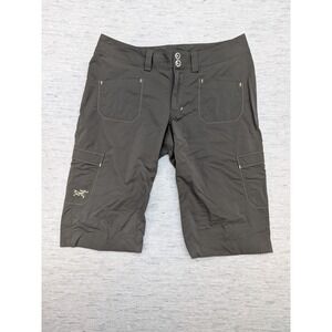 Arcteryx Rampart Long Cargo Shorts Hiking Travel‎ Outdoor Lightweight Womens 10
